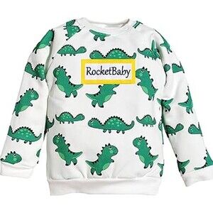 RocketBaby Sweatshirt Dinosaurs 12-18 mo